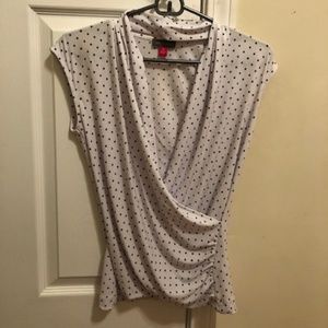 Vince Camuto Polka Dot Blouse